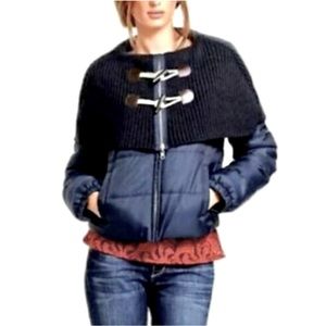 💙 TOGGLE COAT ANTHRO DAUGHTERS OF THE LIBERATION CAPE PUFFER SAILOR JACKET XS